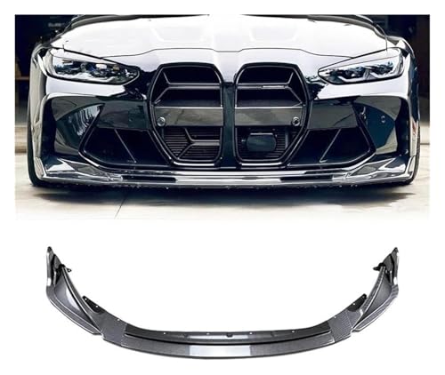 Lèvre pare-chocs avant pour BMW M4 G82 évitez les rayures avec ce spoiler carbone noir