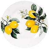 Royal Norfolk Modern Lemon Yellow Round Salad Plate 7.5 in