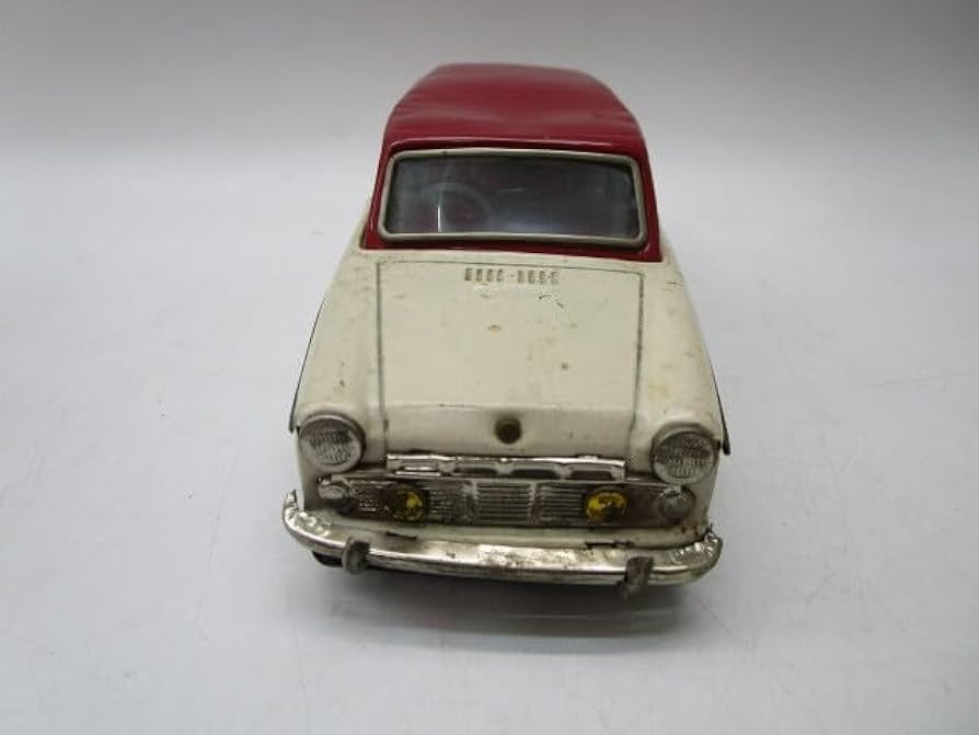 BCバンダイ ダットサン ブルーバード ブリキ フリクション 当時物 萬代屋 BCバンダイ ダットサン ブルーバード DATSUN Bluebird