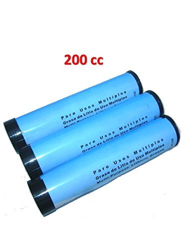 Lot de 3 cartouches recharges 85 gr pour pompe a graisse de 200 cc