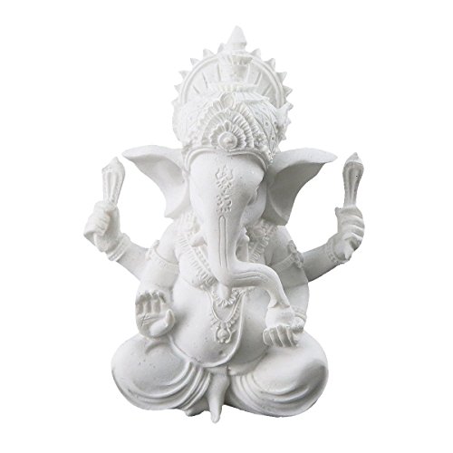 Estatua de Ganesha de Piedra Arenisca Hecha a Mano