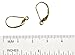 14K Gold Earwires Leverbacks Open Ring