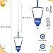 Slevoo Baby Jumper, with Ceiling Hook, Space Saving Jumper for Baby 6-12 Months, Infant Jumper for Small Spaces, Blue
