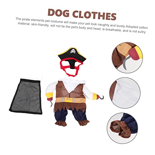 Disfraz Pirata para Perro S en Algodón Transpirable miniatura 3