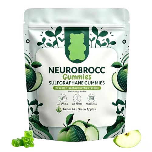 Neurobrocc Gummies For Kids With Broccoli Sprouts Antioxidant for ages 4+