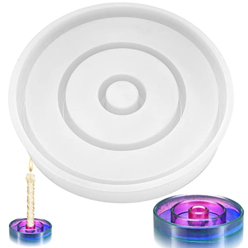 Silikon Gießformen Set - 3 Häuser + Kerzenhalter Für Weihnachtsdekoration