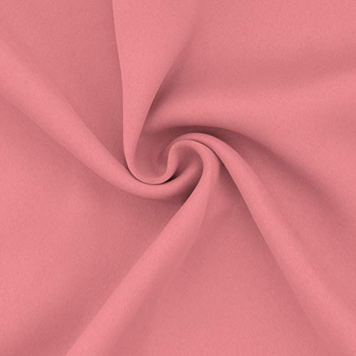 Image of Easy-Going Blackout Curtains for Bedroom, Solid Thermal Insulated Grommet and Noise Reduction Window Drapes, Room Darkening Curtains for Living Room, 2 Panels (52x63 in,Pink)