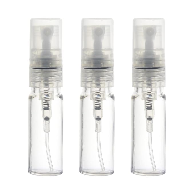 SHREE MAHA Transparent Mini Pocket Pen Spray Bottles Refillable Bottle Sanitizer, Perfume, Attar, Lotion, Essential Oils, Aromatic Water, Blend (Pack of 100)-image-22
