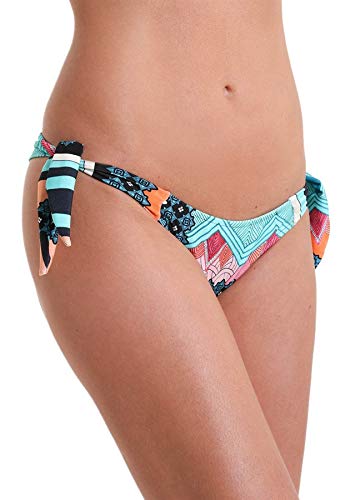 Calcinha Biquíni Avulso Laço Tulum - Estampa Azul Tulum - P