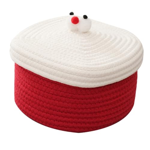 Panier de rangement pour jouets boîte à divers coton avec couvercle