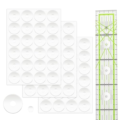 72 PCS Non-Slip Silicone Grips for Quilt Templates Grip Strips