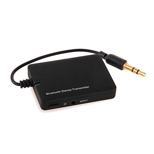 MEMTEQ-Transmisor y adaptador Bluetooth V2,1, A2DP, Wireless inalámbrico con Audio estéreo conectado TV, Kindle, iPod, MP3, ordenador por cable de salida de Audio 3,5 mm