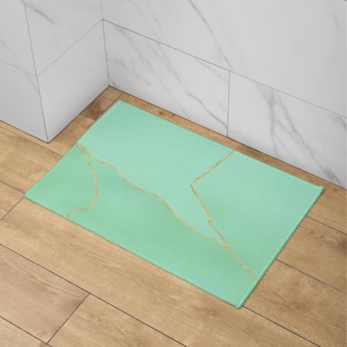 Tapis entrée extérieur et tapis de bain flanelle douce 50x80cm CEVAN - 5