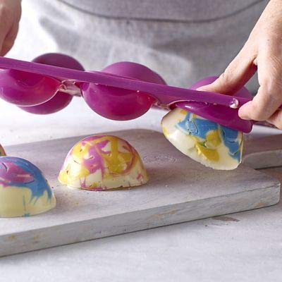 Verstärkte Silikon Muffinblech für 12 Halbkugel Pfanne