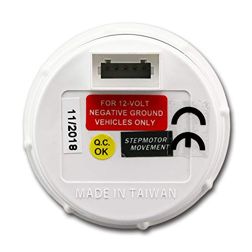 Motor Meter Racing Mgs Series Digital Clock Gauge 52Mm 2-1/16" 24 Hour Format Black Dial Blue Led Display Waterproof Stainless Steel Bezel #TOP2