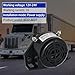 Aynaxcol Back-up Alarm 12V-48V 110DB Backup Horn Reverse Beeper Warning Alarm Reversing Horn with Loud Beeper Tone for Trucks Lorry Van Forklift Heavy Construction Vehicles(Round)