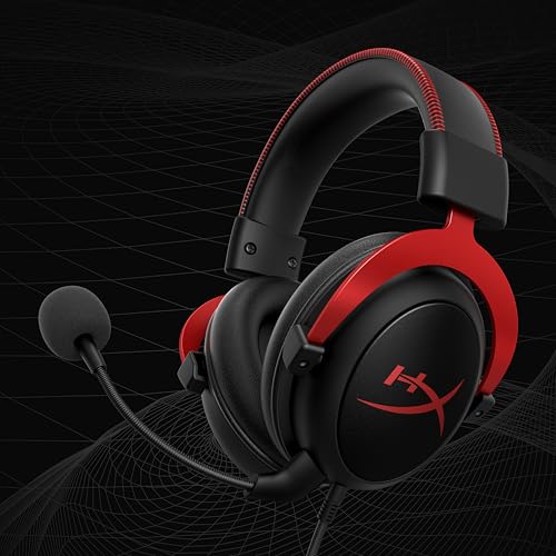 Casque de jeu HyperX avec boîtier de commande audio USB Rouge - 2