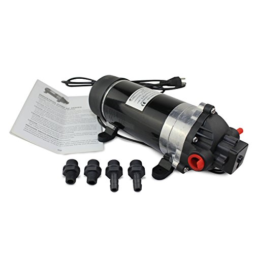 BACOENG 160PSI High Pressure Water Diaphragm Pump, Misting Booster Pump Sprayer for Caravan/RV/Boat/Marine