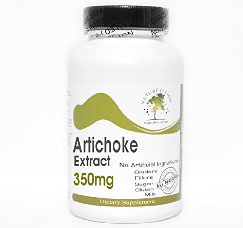 Naturetition Supplements Extracto de alcachofa 350mg  200 cápsulas - Sin aditivos