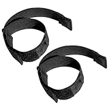 Rifle Sling Strap Quick Release Magnetic Sling Keeper Retainer Band Rifle Accessories for Gun, Shotgun, Hunting (Black 2 pc)