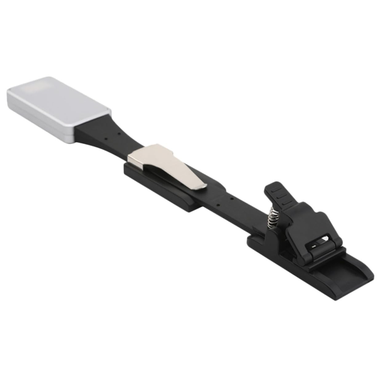 Anneome Lampada da Lettura LED a Clip Mini Regolabile Doppio Morsetto | Acrilico, USB Ricaricabile, 250mah, Struttura Leggera, Luce per Leggere Libri