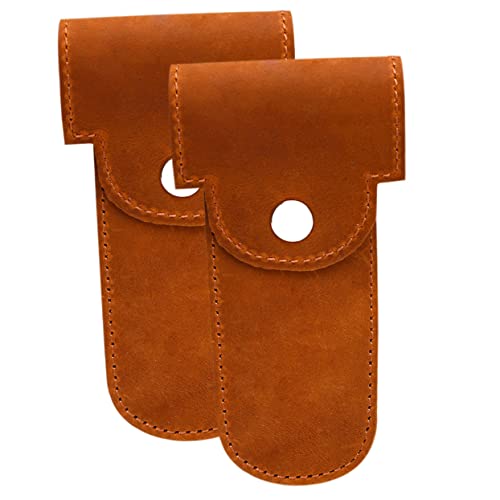 CALLARON 1 Juego Funda Para Afeitadora Funda Para Cabezal Afeitadoras Afeitadoras De Viaje Múltiples Bolsa De Cuero Portátil Accesorios Para Afeitadoras Funda Para Afeitadora 2 piezas