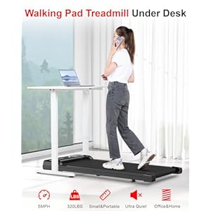 Walkingpadtreadmill2in1underdesktreadmillportableforofficehomewiderunningbeltremotecontrolleddisplay300lbcapacity Urban Country Home Decor Walking pad treadmill 2 in 1 under desk treadmill portable for office home wide running belt remote control led display 300 lb capacity urban country home decor