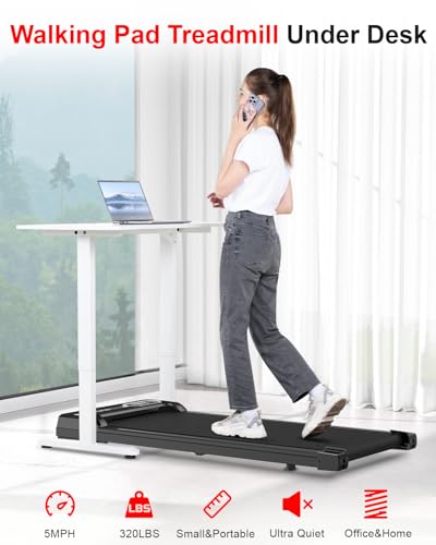 Walkingpadtreadmill2in1underdesktreadmillportableforofficehomewiderunningbeltremotecontrolleddisplay300lbcapacity Urban Country Home Decor Walking pad treadmill 2 in 1 under desk treadmill portable for office home wide running belt remote control led display 300 lb capacity urban country home decor
