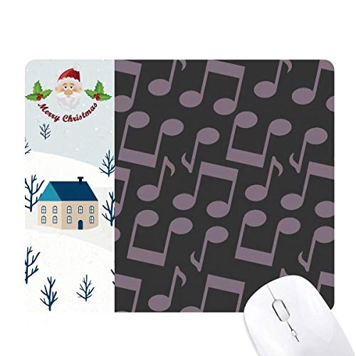Tapis de souris notes de musique noir et pourpre fini les mouvements imprécis au bureau