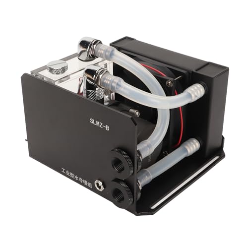 Bomba Enfriadora de Agua para CPU, Bomba de Agua Silenciosa Integrada de Refrigeración por Agua para PC de 600L/H, Disipador de Calor de Radiador de Refrigeración Líquida con