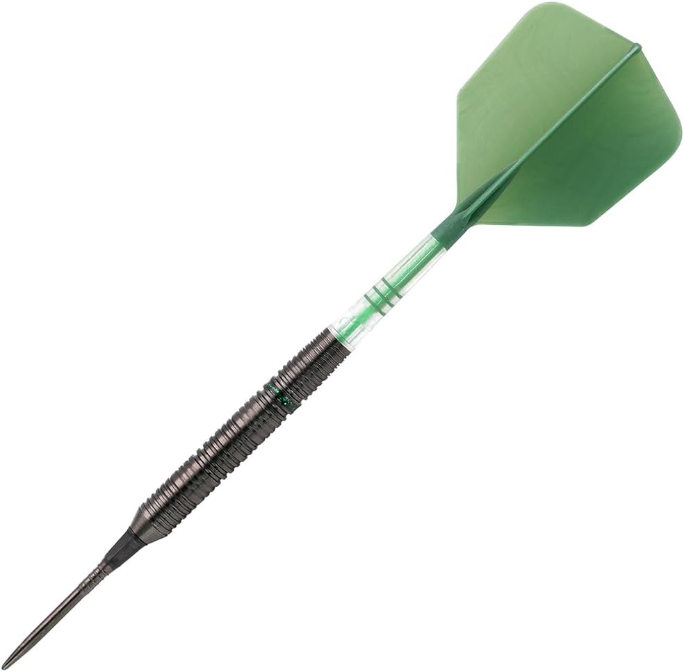 CUESOUL Engine V8 Steel Tip 90% Tungsten Dart Set with GEM Stone Finished and Unifying ROST T19 Carbon Flight 18/20/22g