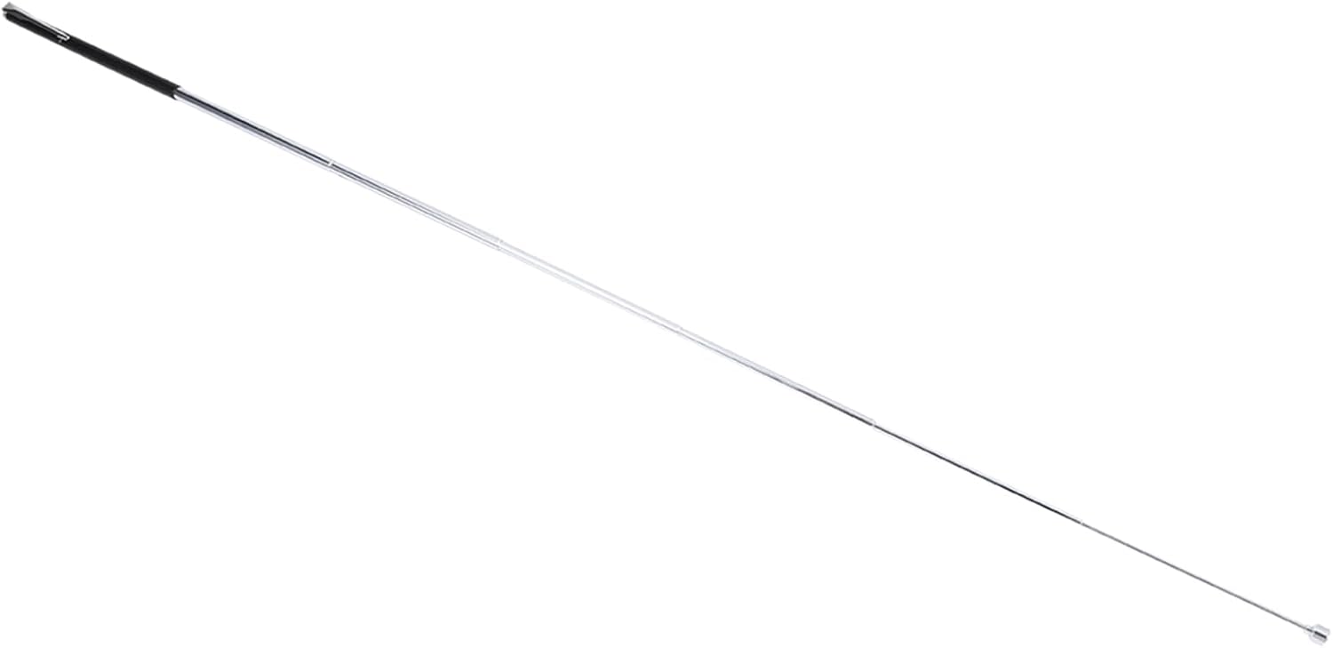 Aramox Portable Telescopic Magnetic Pick Up Rod, Metal Tool for Easy Retrieval of Nuts, Bolts, Screws in Confined Spaces (Black)