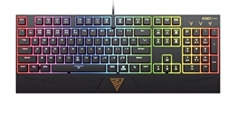 GAMDIAS HERMES RGB Mechanical Gaming Keyboard with Blue Switch, 6 Player Profiles, Lighting Effect & N-key Rollover (GKB1050)