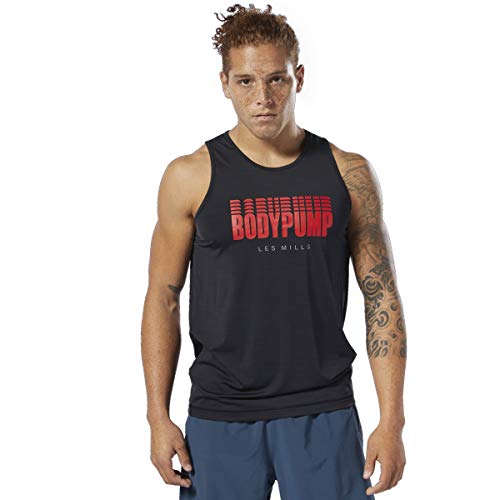 Reebok Les Mills Bodypump Tank Black : Amazon.com.au