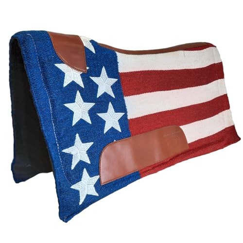 Tahoe Patriotic Stars & Stripes Contoured Saddle Pad – 1