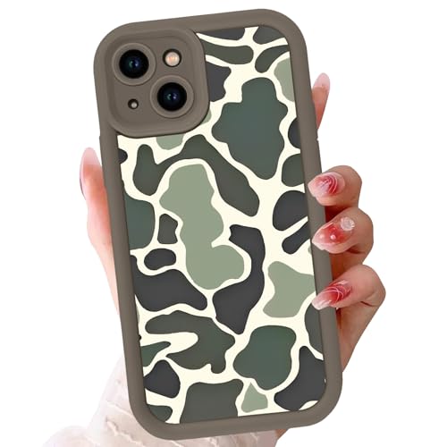 Zrutru Camo Phone Case for iPhone 15 6.1