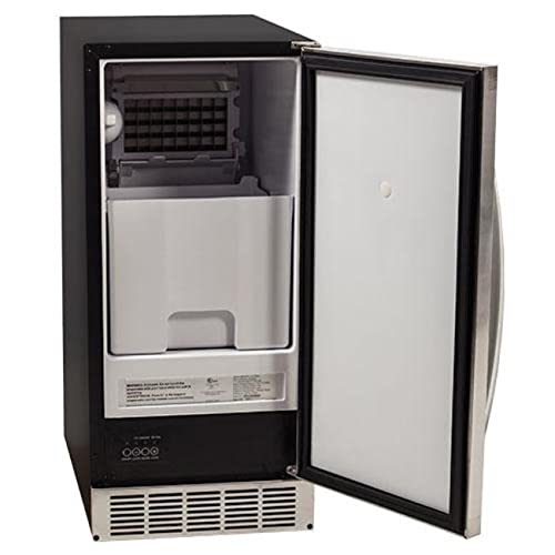 Edgestar Ib450Ssp 50 Lb. 15 Inch Wide Undercounter Clear Ice Maker With Drain Pump #TOP5