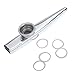 TOOGOO（R）) Kazoo Aleacion de Aluminio de Metal con 5pcs Regalos de Flauta...