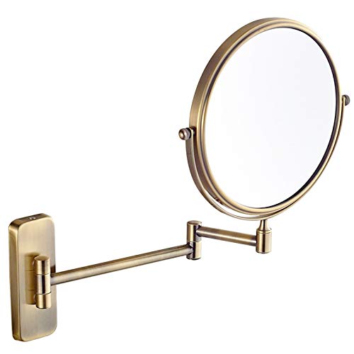 Miroir grossissement 5x double face extensible réglable 8 pouces - 7