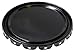 Vestil LID-STL-UN Steel Un Rated Pail Lid, for 5 gallon, Black (Case of 40)