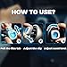 Air Jungles New Car Scent Car Air Freshener Clip, 6 Vent Clips, 4ml Each, Long Lasting Air Freshener, Up to 180 Days Odor Eliminator