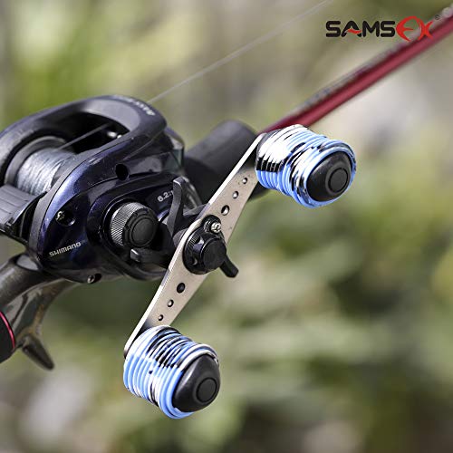 Samsfx Fishing Reel Handle Grips Baitcaster Knob Covers 3 Pairs In Pack (3 Different Camo Combo) #TOP6