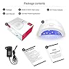 UV-LED-Nail-Lamp-SUNUV-Gel-Nail-Light-for-Nail-Polish-48W-UV-Dryer-with-3-Timers-SUNone UV LED Nail Lamp, SUNUV Gel Nail Light for Nail Polish 48W UV Dryer with 3 Timers SUNone