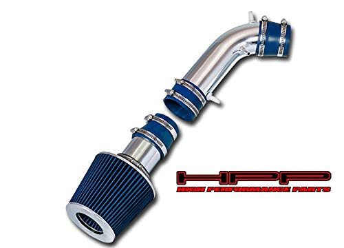 High Performance Parts Short Ram Air Intake Kit & Blue Filter Combo Compatible for Toyota 96-98 4Runner 3.4L V6 / 95-98 T100 / Tacoma 3.4L V6
