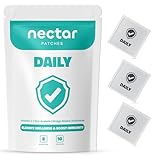 Nectar Daily Patches | 10-Pack for Daily Immune Support & Wellness | with Echinacea, Vitamin C, Zinc, & Ginkgo Biloba