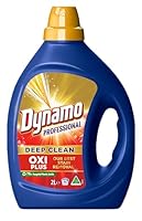 Dynamo Professional Oxi Plus Laundry Detergent 2L, 40 Washloads, Washing Liquid for Superior Stain Removal of Stubborn Stains Deep within Fabrics, Advanced Enzyme Formula