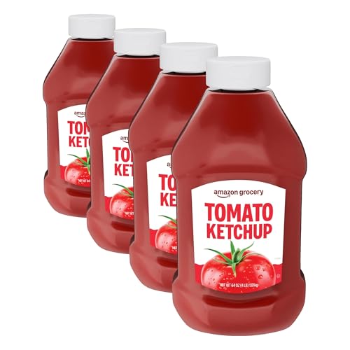 Image of Amazon Grocery, Tomato Ketchup, 64 Oz (Previously Amazon Fresh, Packaging May Vary) (Pack of 4)