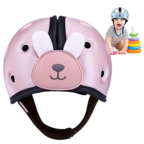 1pc Cappello da bambino Protezione per bambini Cappellino da bambino morbido Casco di sicurezza per bambini Impara a camminare Cappellino per bambini anti-collisione regolabile per neonato