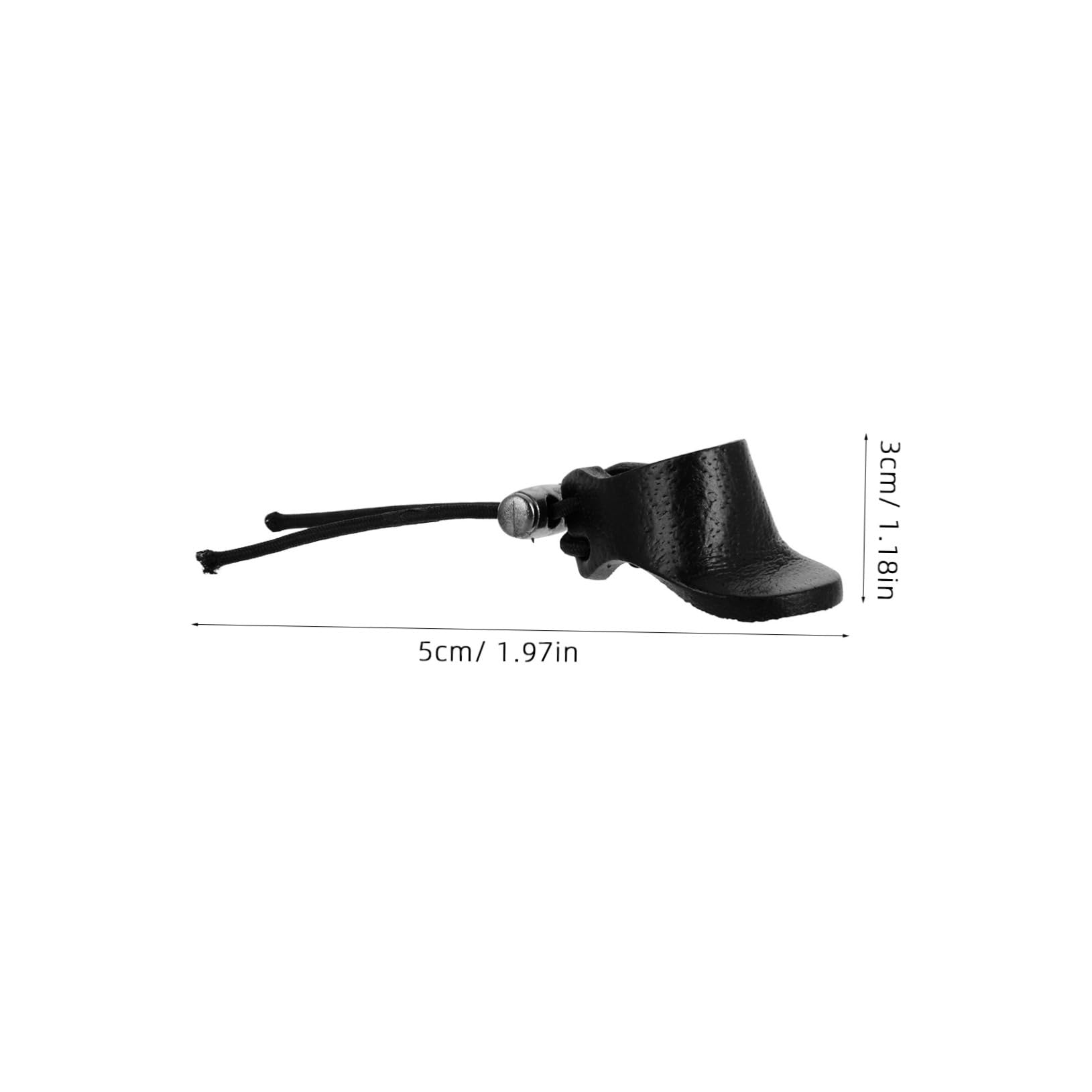 GOOHOCHY Finger Guard Thickened Cow Leather Tab for Traditional Practice and Comfortable String Protector for Enhanced Accuracy and Ergonomic Grip