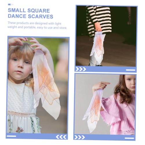 10pcs Dance Studio School Scarves Square Juggling Scarves Music Reusable Dance Accessories for Performances3